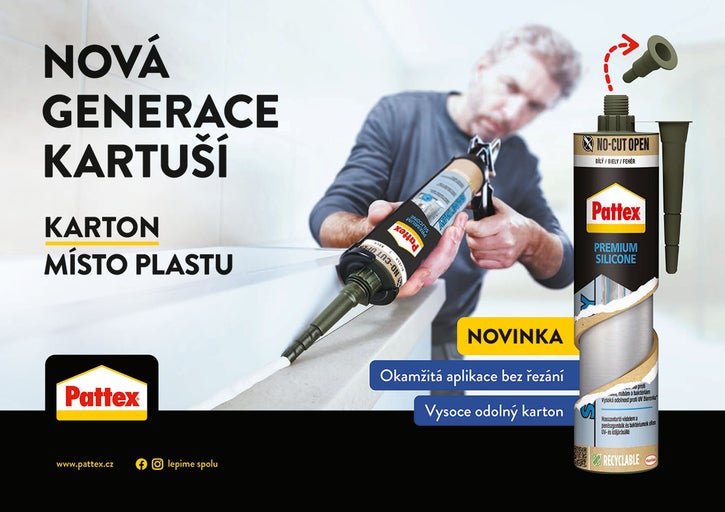 PATTEX - nová generace kartuší je tady