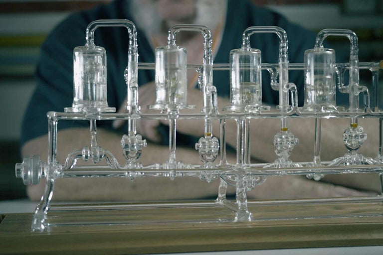 Komplexní systém skleněných trubic pro laboratorní použití
