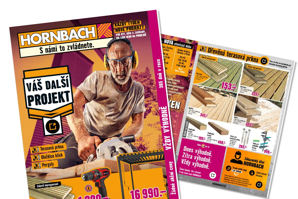 Online leták HORNBACH CZ: Váš další projekt - Terasa