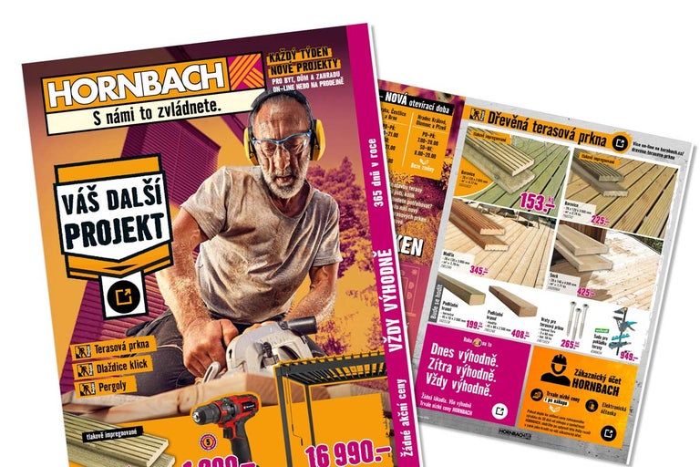Online leták HORNBACH CZ: Váš další projekt - Terasa