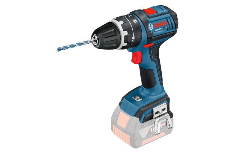 Akumulátorový příklepový vrtací šroubovák s vrtákem
