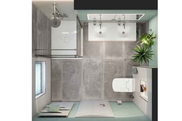 Vzorová koupelna Helsinki