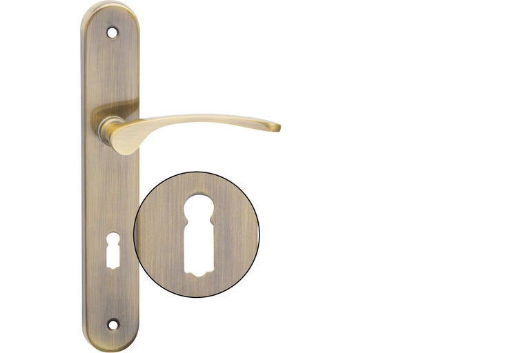 Dveřní klika s klíčovou rozetou