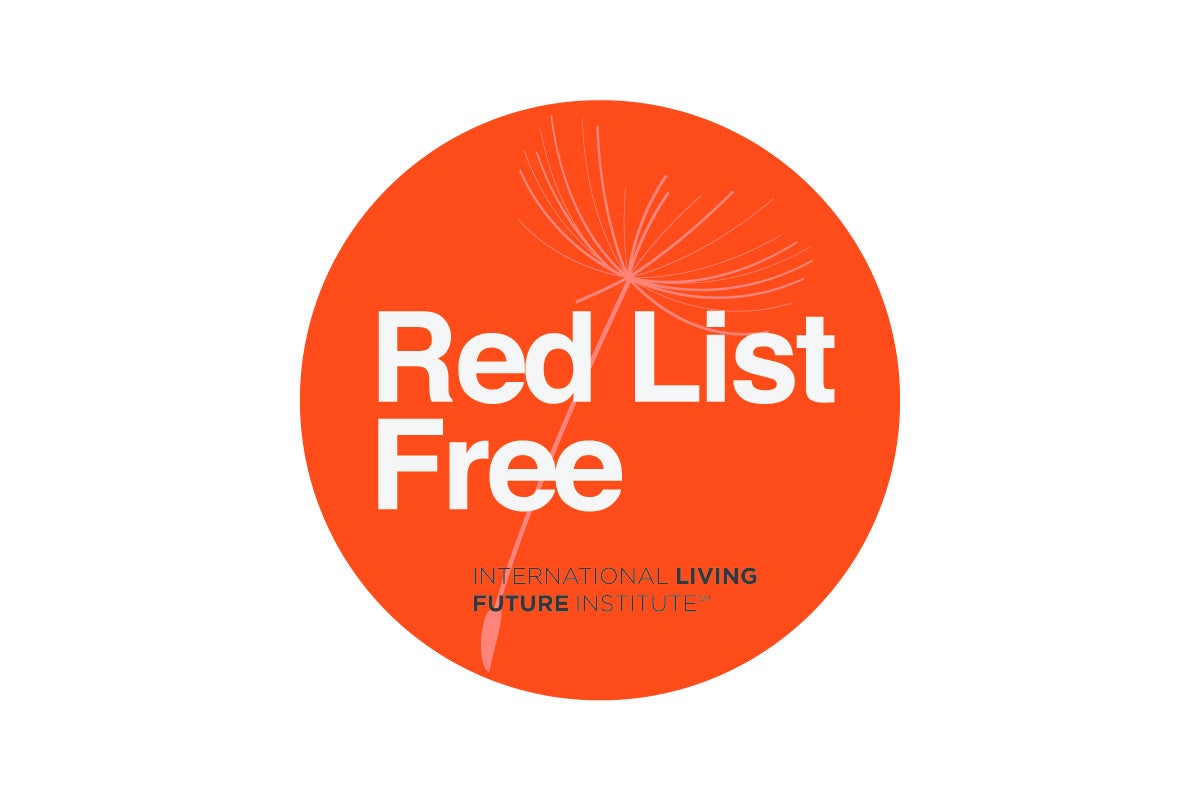 Pečeť Red List Free od International Living Future Institute