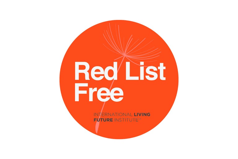 Pečeť Red List Free od International Living Future Institute