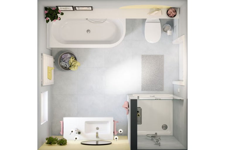 Vzorová koupelna Hamburg