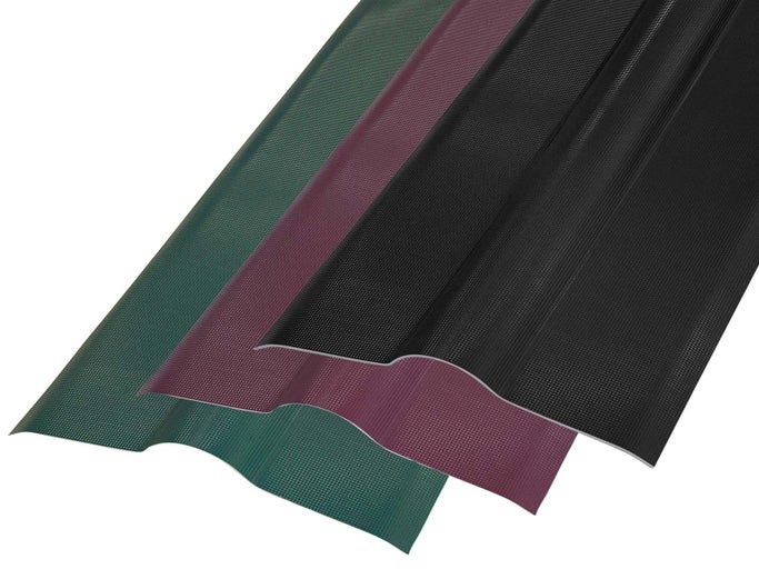 Tři vlnité střešní desky z plastu