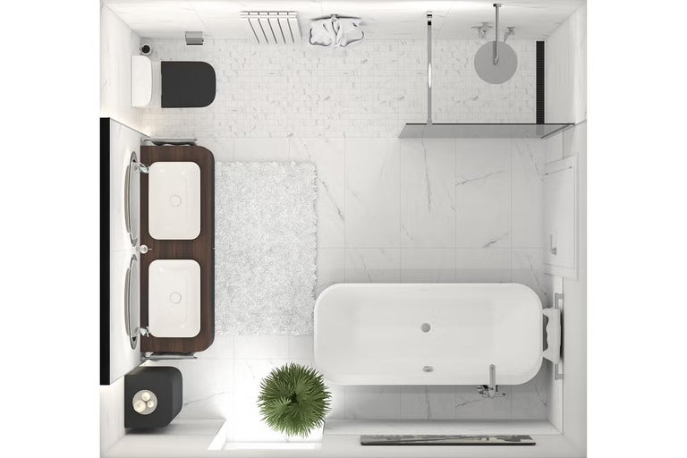 Vzorová koupelna Manhattan