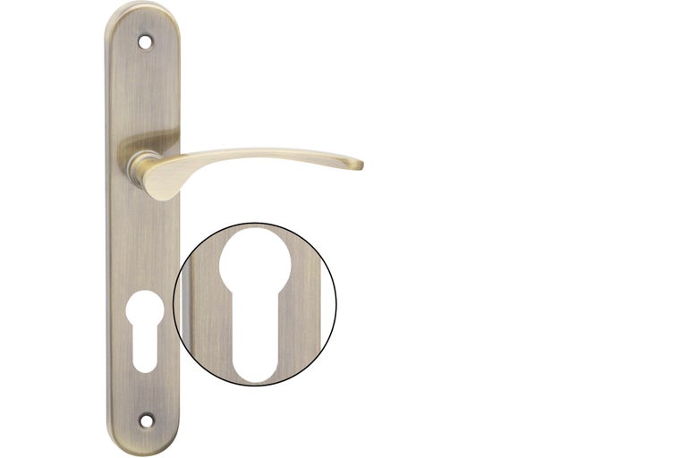 Sada kliky ke dveřím s dlouhým štítem