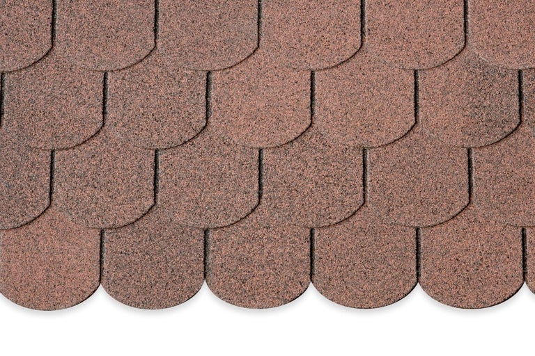 Detail střešních šindelů