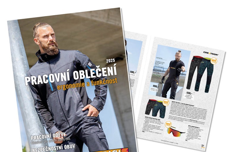 Katalog s pracovním oblečením a osobními ochrannými prostředky