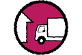 Symbol nákladního automobilu pro dodávku Symbol nákladního automobilu pro dodávku
