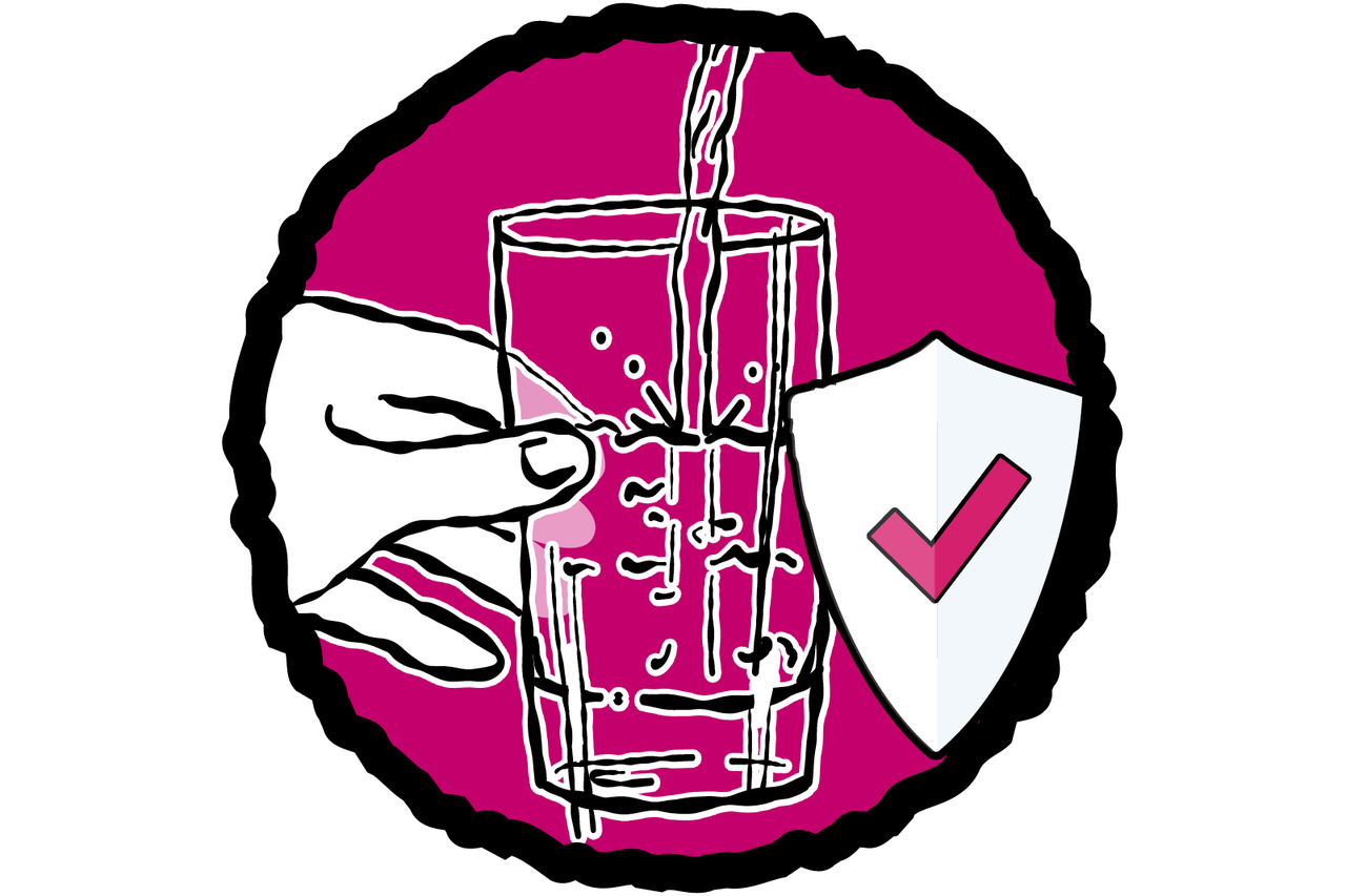 Symbol pro čistou pitnou vodu