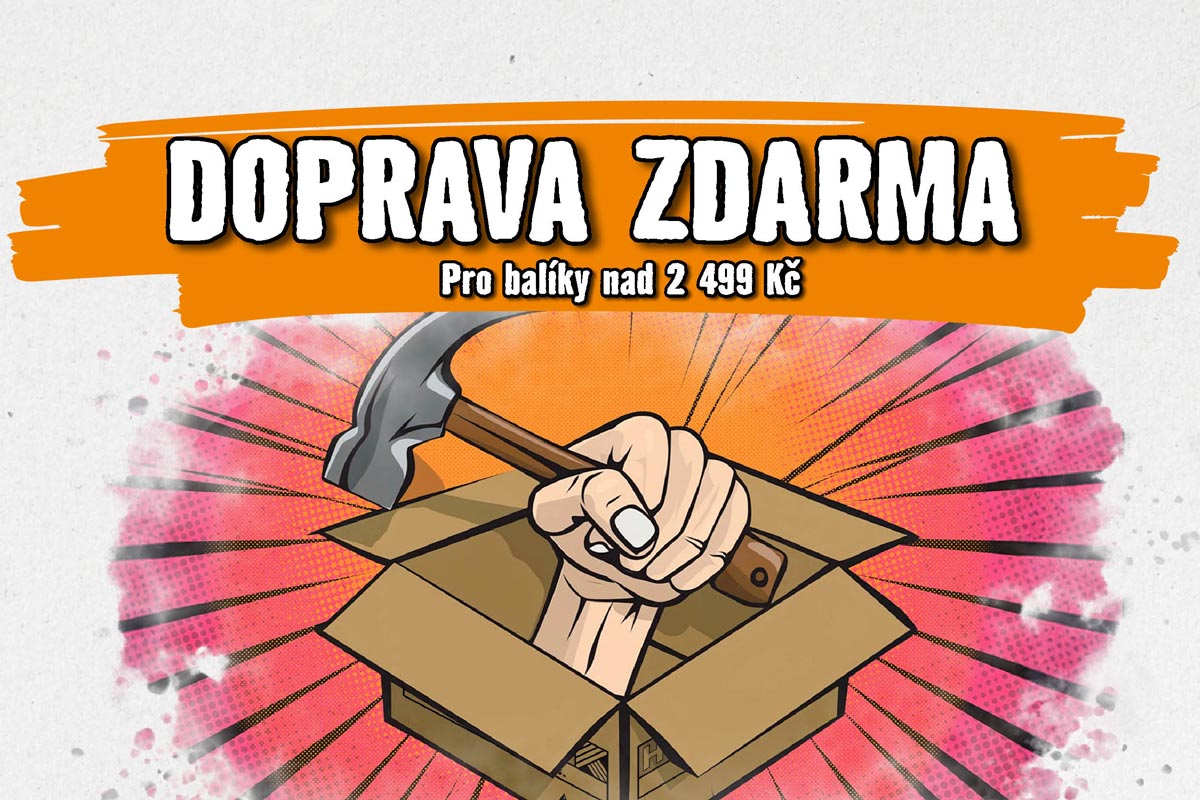 Doprava zdarma pro balíky nad 2499 českých korun