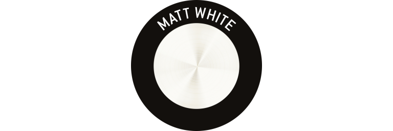 Matná bílá