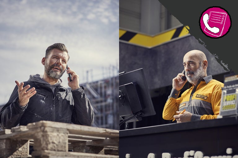 Symbol pro telefonické poradenství s formulářem