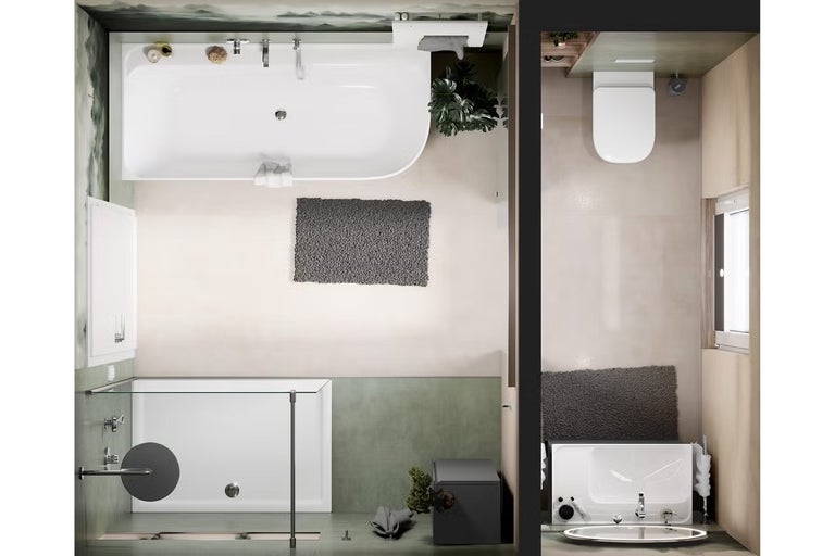 Vzorová koupelna Montreal