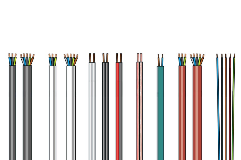 Přehled různých elektrických kabelů