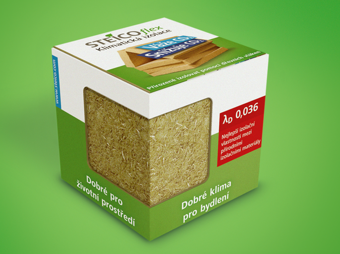 Balení klimatické izolace STEICO flex