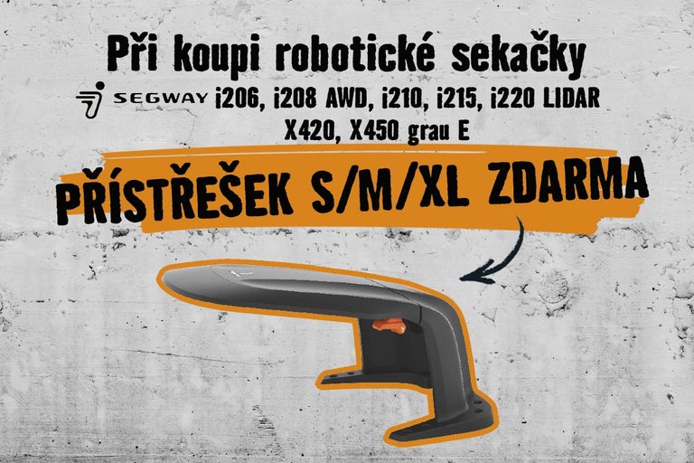 Přístřešek pro robotickou sekačku SEGWAY zdarma