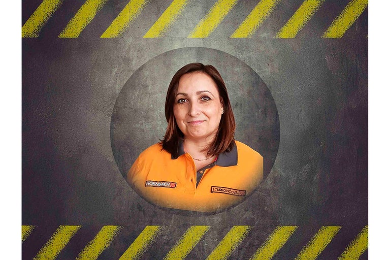 Portrét zaměstnankyně společnosti Hornbach