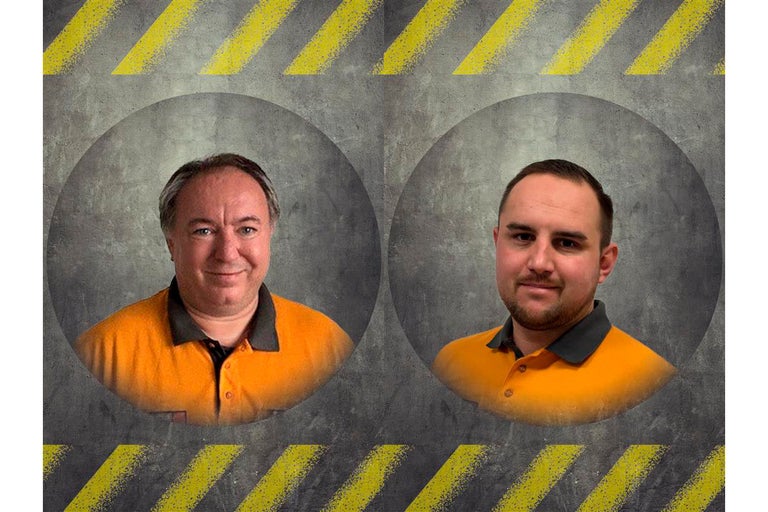 Portréty dvou zaměstnanců společnosti Hornbach