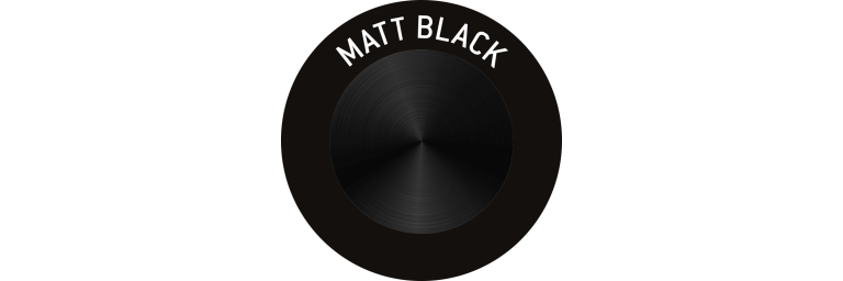 Matná černá barva