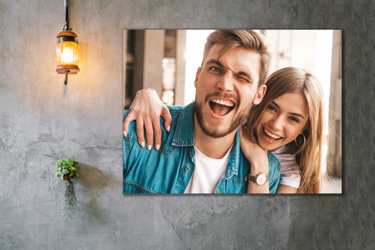 Nástěnný obraz se šťastným párem