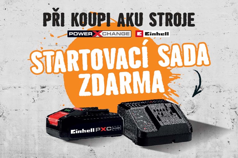 Startovací sada Einhell Power X-Change ZDARMA