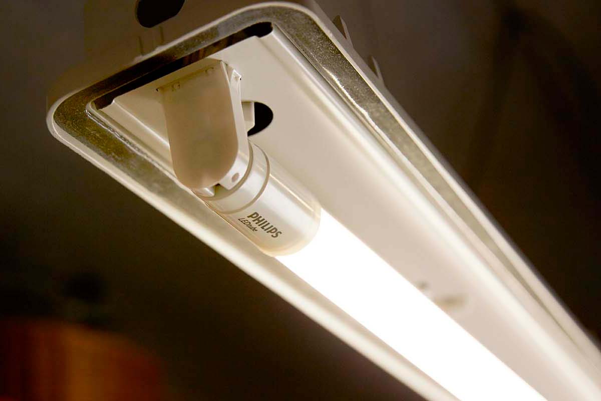 LED trubice Philips ve svítidle
