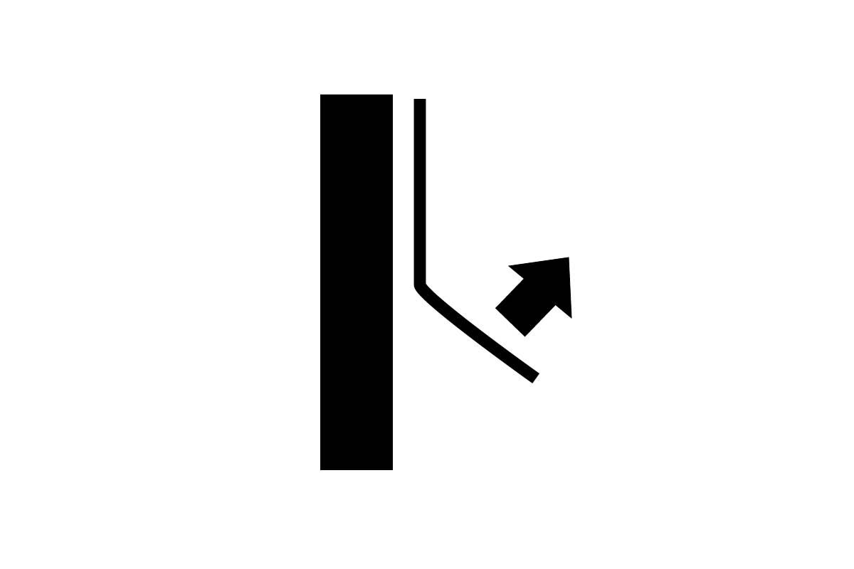 Symbol pro odvod odpadních vod doprava