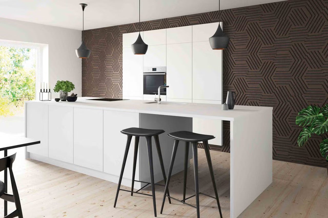 Akustické panely do kuchyně