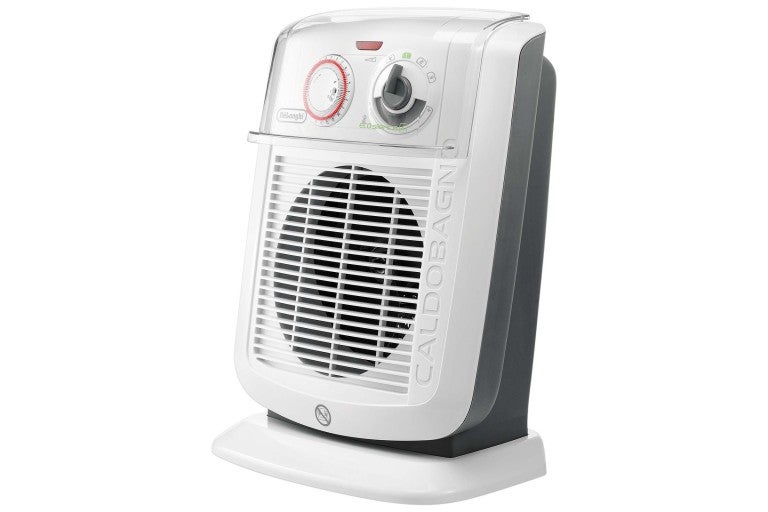 Elektrický ohřívač DeLonghi Caldobagno s ovládacími prvky