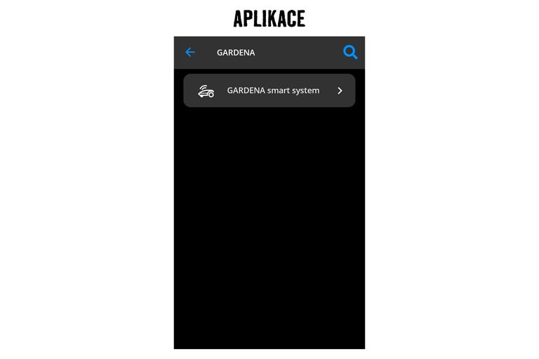 Aplikace Gardena s chytrým systémem
