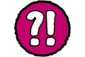 Symbol otazníku a vykřičníku