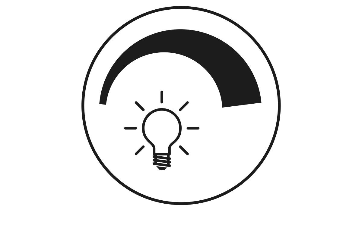 Symbol pro nastavitelnou intenzitu světla