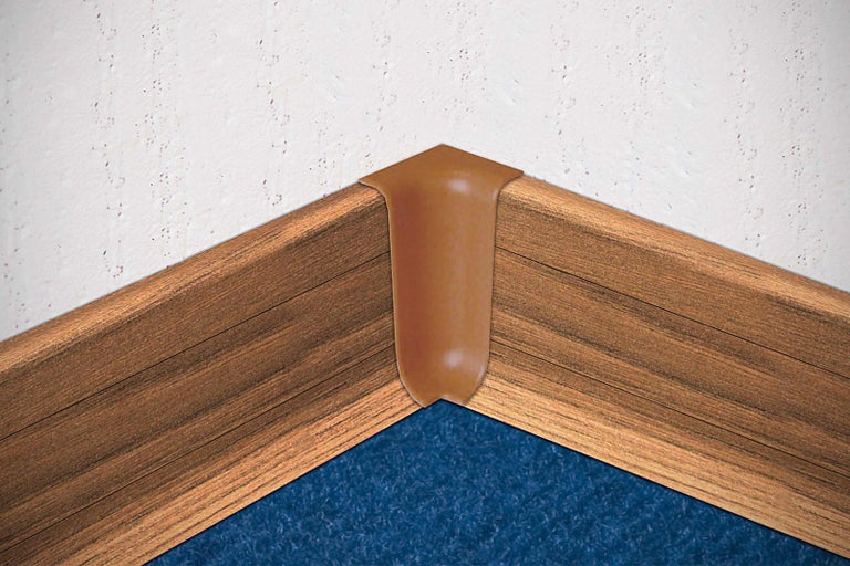 Rohová lišta s hnědým odstínem