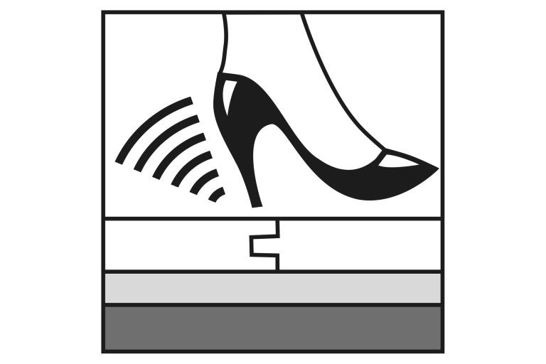 Symbol kročejové izolace