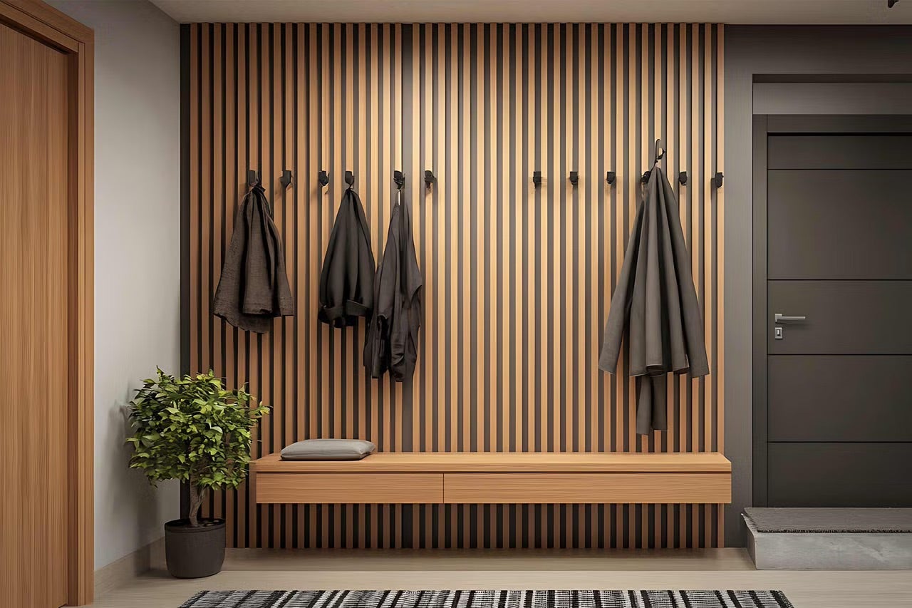 Akustické panely do šatny