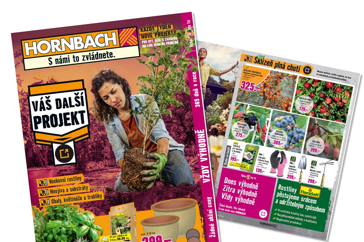Online leták HORNBACH CZ: Váš další projekt - Sezónní rostliny