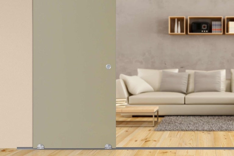 Skleněné posuvné dveře v obývacím pokoji