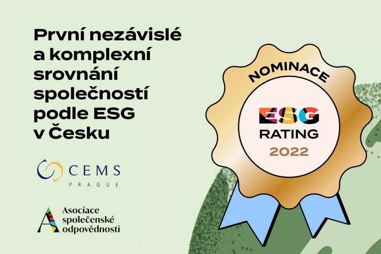 Nominace na ocenění ESG Rating 2022