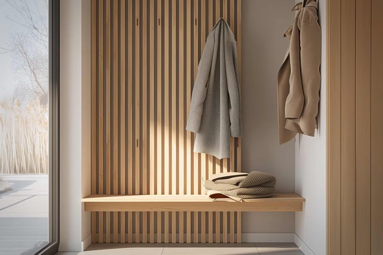 Akustické panely do šatny