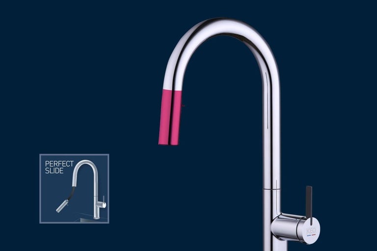 Kuchyňská baterie s vysokým výtokem a funkcí Perfect Slide