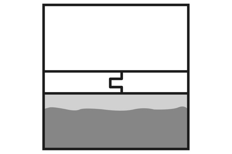 Zobrazení systému pero a drážka