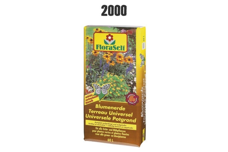 FloraSelf Univerzální zemina pro květiny 60 litrů