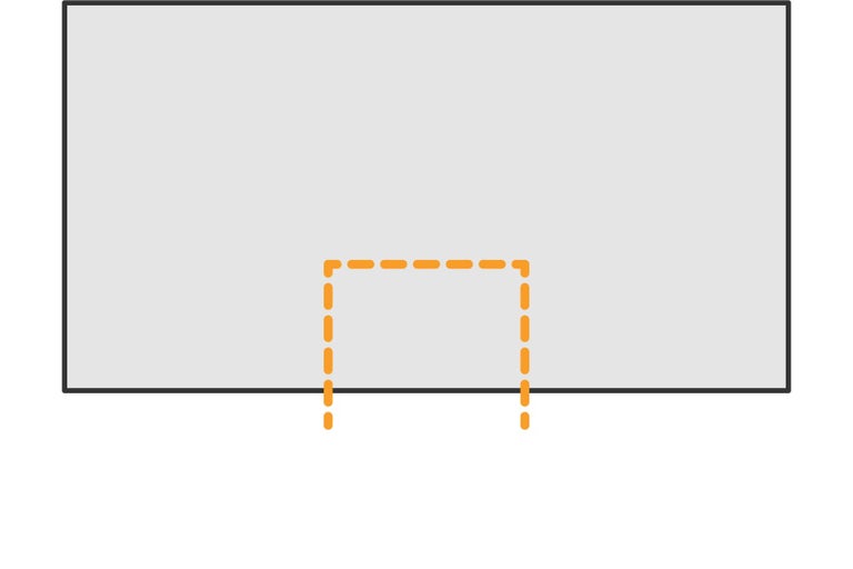 Obdélník s tečkovaným okrajem