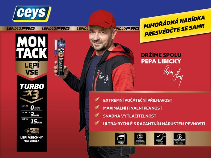 Obrázek - Montážní lepidlo Ceys Montack Turbo