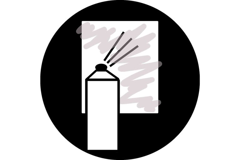 Symbol sprejová dóza