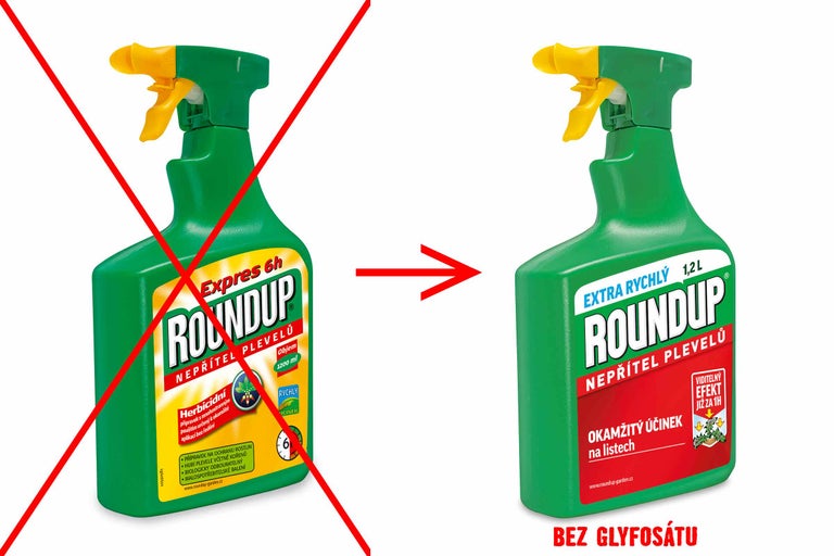 Zobrazení Roundup ničitele plevele bez glyfosátu s rozprašovačem